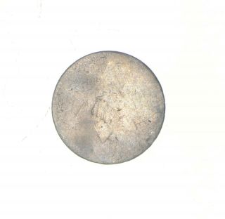 Rare Trime - Worn Date Three Cent Silver - 3 Cent Early Coin - Look It Up 406