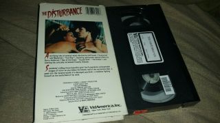 The Disturbance VHS Horror Slasher Rare 2