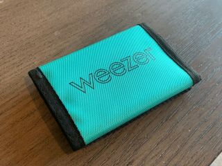 Weezer Teal Wallet - Rare Limited Edition From Teal Album Pre - Order