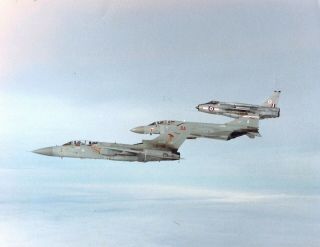 Rare Photograph Of A Formation Of An Raf Lightning,  Phantom And Tornad0