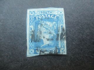 Nsw Stamps: 2d Laureates Imperf - Rare (c159)