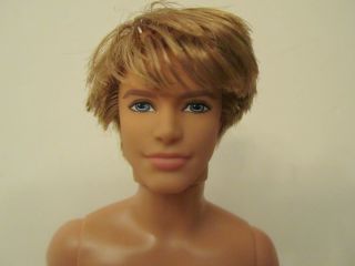 Ken Doll,  Fashionista With Blonde Rooted Hair,  Rare,  Euc