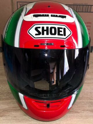 Shoei X - 11 X - Eleven Helmet L Large Rare Yf Design X - Spirit Locatelli Racing Dot