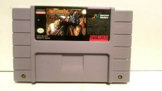 Rare Soldiers Of Fortune Nintendo Snes Video Game Great Classic