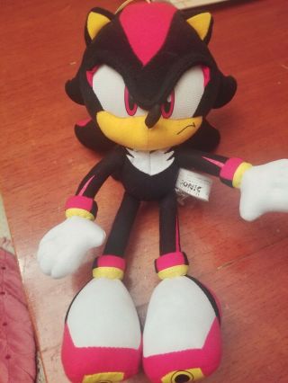 Rare Great Eastern Shadow The Hedgehog 12 Inch Plush Collector Item Sonic Doll