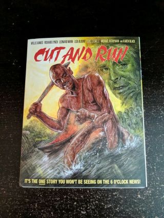 Cut And Run 1985 Code Red Blue Ray Oop Rare With Slipcover