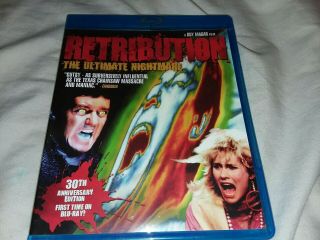 Retribution The Ultimate Nightmare (1987) Blu - Ray Code Red Oop Rare