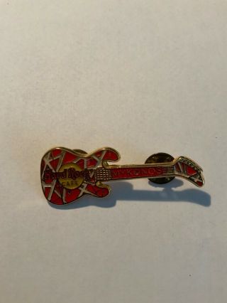 Rare Van Halen Hard Rock Cafe Mykonos Guitar Pin