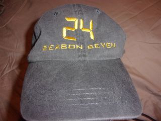 Rare 24 Season Seven Baseball Hat / Cap 1 Size Fits Most Strap Fox Tv Show