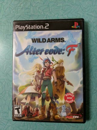 Wild Arms: Alter Code F Playstation 2 Ps2 Very Rare Complete Great Shape