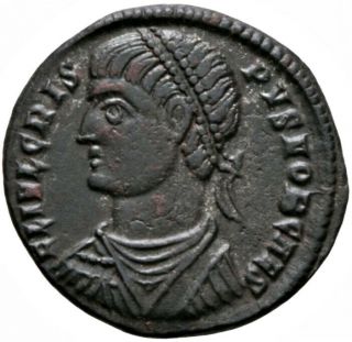 Crispus (325 - 326 Ad) Rare Follis.  Cyzicus Ca 2696