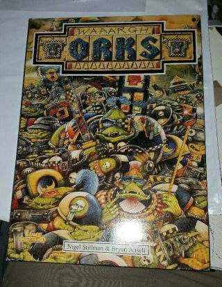 V.  Rare Waaargh The Orks Games Workshop ?unpunched? 0153 1990