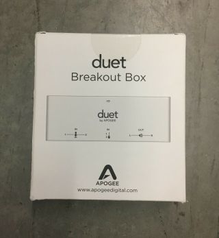 Apogee Duet FireWire Audio Interface,  Breakout Box (Rare) 2