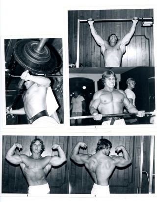 Rare 5 Ea Vintage 1980s Photographs Lance Dreher Male Physique Bodybuild Muscle