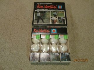 Rare Us Open Champion Ken Venturi Chemold Professional Solid State Golf Balls Ca