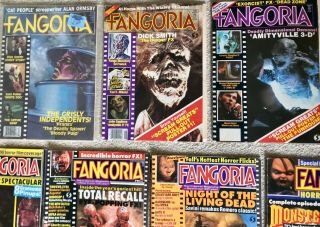 Fangoria Horror Magazines (14 Back Issues,  90’s),  3 Vintage (17,  26,  31).  Rare.