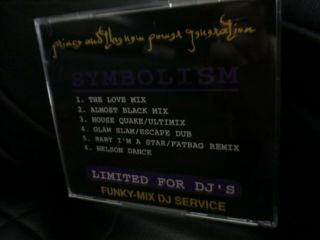 Prince & the Power Generation Symbolism Rare Remixes & Megamixes CD for DJs 3