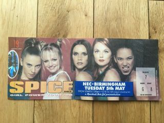 Spice Girls Concert Ticket - Girl Power Tour 1998 Birmingham - Rare Memorabilia