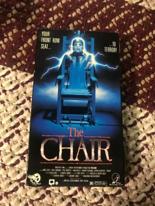 The Chair Horror Sov Slasher Big Box Slip Rare Oop Vhs