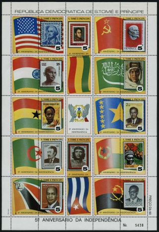 Sao Tome - 1980 - Gandhi - Mi.  651 - 62 - Mnh - Rare