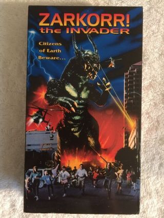 Zarkorr The Invader (prev.  Viewed Vhs) Rare Htf