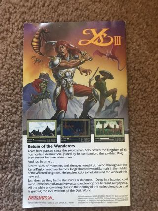 Exile (Sega Genesis,  1991) RPG Complete CIB Rare 6