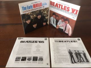 The Beatles 4 Early U.  S.  Release Albums On One 2cd Set Rare