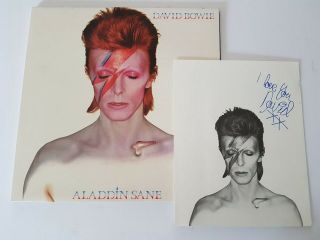 David Bowie - Aladdin Sane - 1973 1st Press Lp - Inc Rare Fan Club Insert