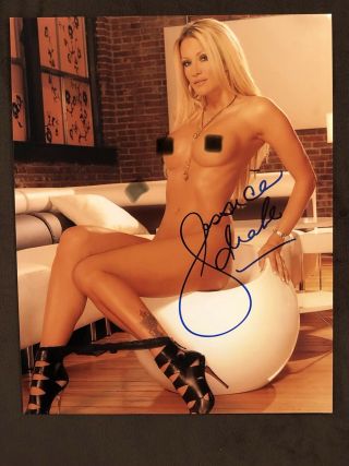 Jessica Drake Adult Star Signed 8x10 Photo Autograph Sexy Penthouse Playboy Rare