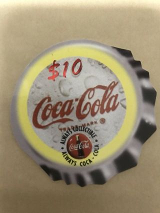 Rare Coca Cola Bottle Cap Sample Phone Card
