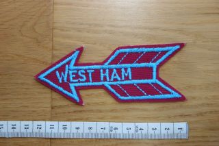 West Ham United Fc Football Patch Badge Rare 1970s