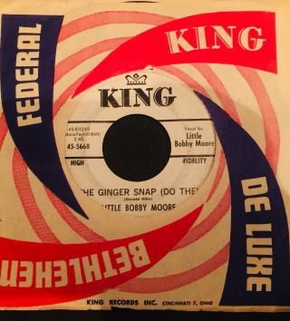 Funk Soul Rare 45 Promo 45568 King Little Bobby Moore The Ginger Snap The Clown