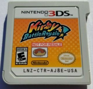 Rare Kirby Battle Royale Not For Resale Demo Kiosk Version Nintendo 3ds Nfr