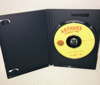 Arthur: Arthur ' s Family Fun DVD (2003,  Sony/Warner) RARE OOP PBS Kids 3