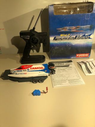 Kyosho Mini Z Formula Rc/radio Controlled Boat Ligier Sports 43 Rare Collectors