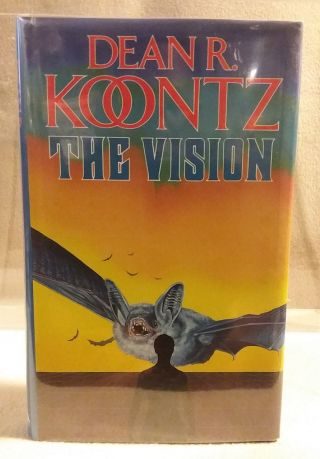 " The Vision " By Dean Koontz 1st Edition Inscribed Uk Print Rare 1977