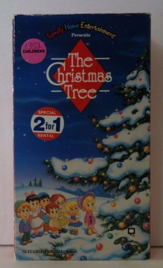 The Christmas Tree Rare & Oop Animated Movie F.  H.  E.  Video Release Vhs