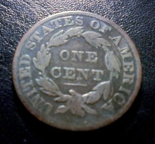 Rare Semi Key Date 1830 Large Cent Coronet Head 1c Penny Type Coin Full Liberty
