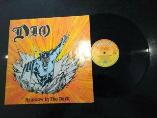Dio " Rainbow In The Dark " Rare Vertigo Uk 12 " Single (holy Diver)