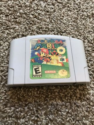 Mario 64 Nintendo 64 1996 N64 Video Game 100 Authentic Rare