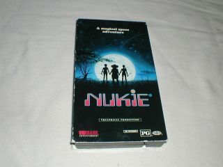 Nukie (1989) Vhs Tape Alien Family Fantasy Cult Campy Steve Railsback Rare