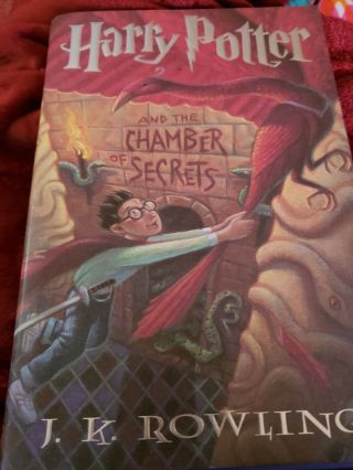 Rare First American Edition Harry Potter Chamber Of Secrets J.  K.  Rowling