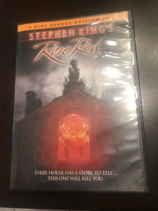 Stephen Kong’s Rose Red Dvd,  2 Disc Deluxe Edition,  2001.  Out Of Print,  Rare.
