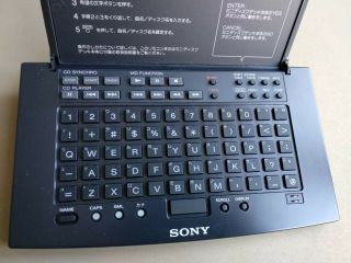 SONY MINI DISC KEYBOARD REMOTE COMMANDER RM - D20P / FUNCTION/JAPAN MODEL/RARE 5