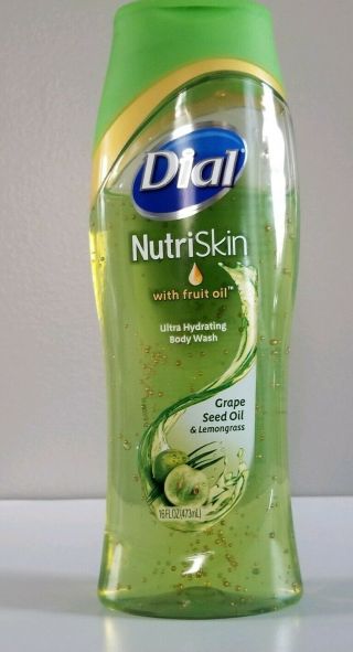 Rare - Dial Nutriskin Hydrating Body Wash,  Grape Seed Oil & Lemongrass