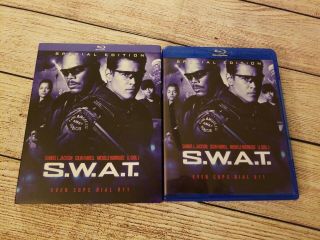 S.  W.  A.  T.  (blu - Ray,  Special Edition) W/ Oop Rare Slipcover.  Swat.  Sam Jackson