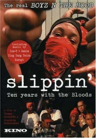 Slippin: Ten Years With The Bloods (dvd,  2007) Rare,  Oop,  Tommy Hilfiger Sowards