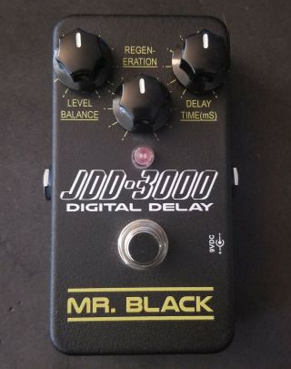 Mr.  Black Jdd 3000 Digital Delay Pedal Rare Guitar Echo Effect Jdd3000