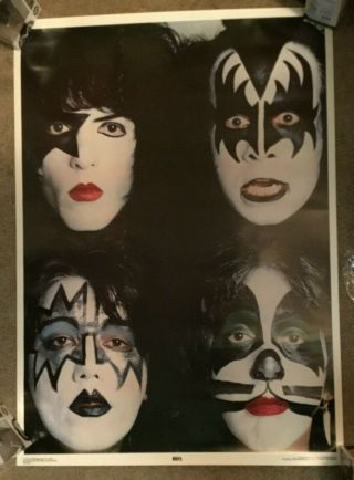 Kiss Orig Aucoin 1979 Dynasty Poster From Order Form Rare Ex,  Cond Vhtf