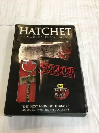 Hatchet Dvd 2007 Unrated Directors Cut Very Rare Best Buy Exclusive